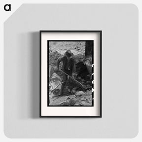 アートポスター-Gold Prospector at Pinos Altos
 - ラッセル リー Poster.