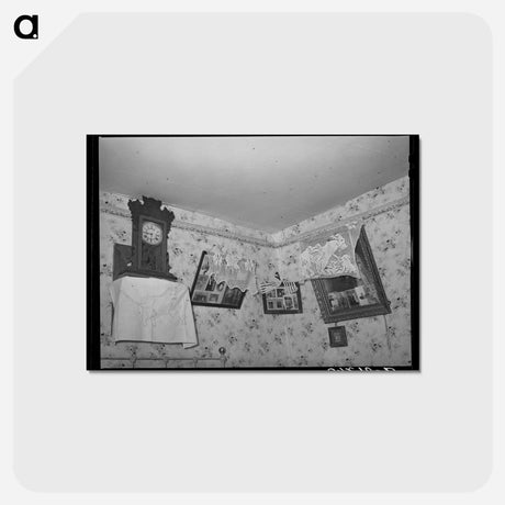 アートポストカード-Spanish-American Living Room
 - ラッセル リー Postcard.