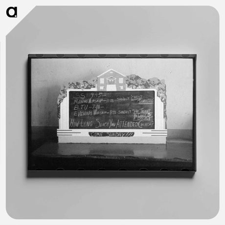 アートパネル-Spiro, Oklahoma
 - ラッセル リー Canvas.