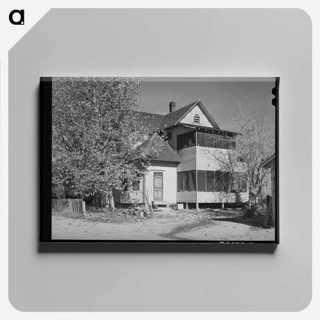 アートパネル-Back of Farmhouse
 - ラッセル リー Canvas.