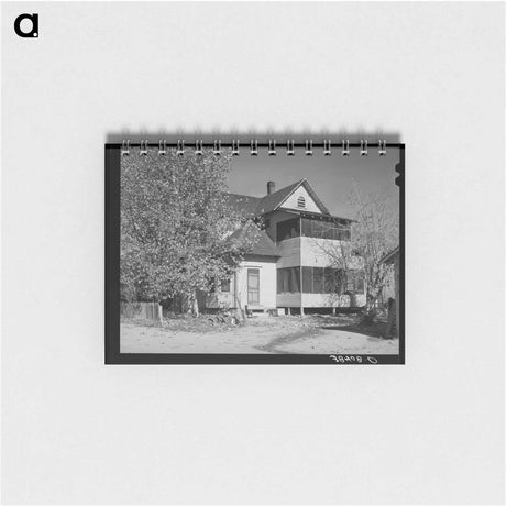 アートメモ帳-Back of Farmhouse
 - ラッセル リー Memo.