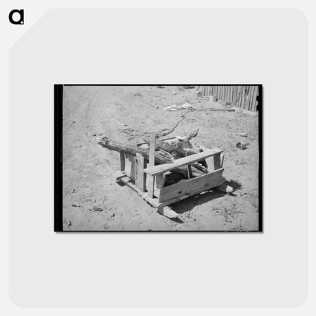 アートポストカード-Homesteader's Delight
 - ラッセル リー Postcard.