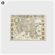 アートポストカード-Asia noviter delineata
 - ボストン公共図書館 Postcard.