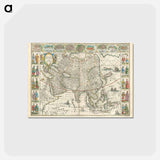 アートポストカード-Asia noviter delineata
 - ボストン公共図書館 Postcard.