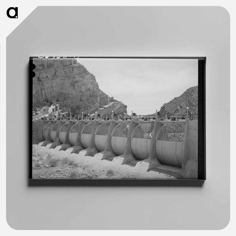 アートパネル-Auxiliary Sluice Gates
 - ラッセル リー Canvas.