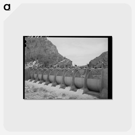 アートポストカード-Auxiliary Sluice Gates
 - ラッセル リー Postcard.