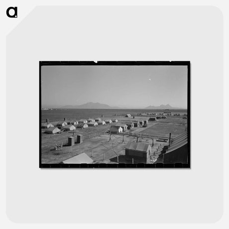 アートポストカード-FSA Farmworkers Camp
 - ラッセル リー Postcard.