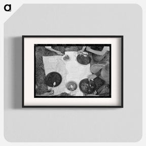 アートポスター-Migrant Family Lunch
 - ラッセル リー Poster.
