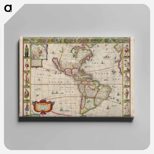 アートパネル-America
 - ボストン公共図書館 Canvas.