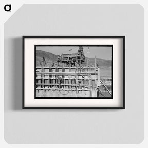 アートポスター-Shasta Dam Construction
 - ラッセル リー Poster.