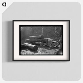 アートポスター-Logs on Truck, Tillamook
 - ラッセル リー Poster.