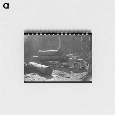 アートメモ帳-Logs on Truck, Tillamook
 - ラッセル リー Memo.