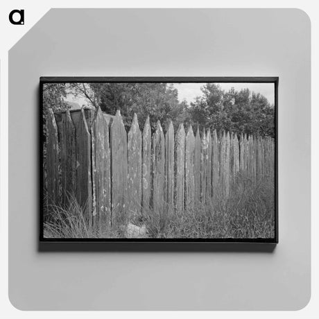 アートパネル-Picket Fence Near Paulina
 - ラッセル リー Canvas.