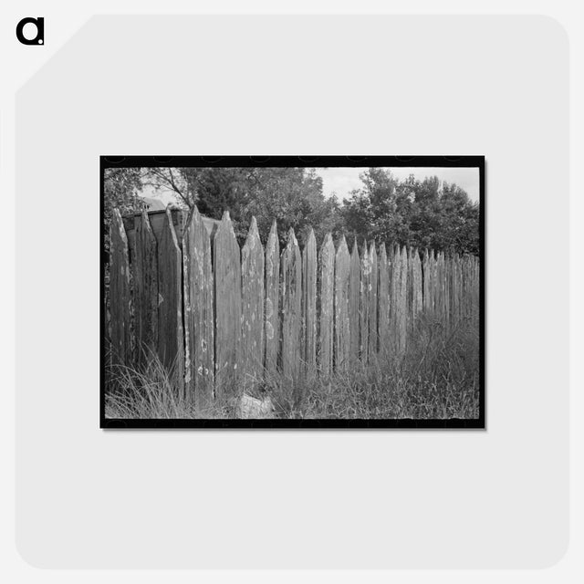 アートポストカード-Picket Fence Near Paulina
 - ラッセル リー Postcard.