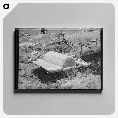 アートパネル-Old Wooden Roller
 - ラッセル リー Canvas.