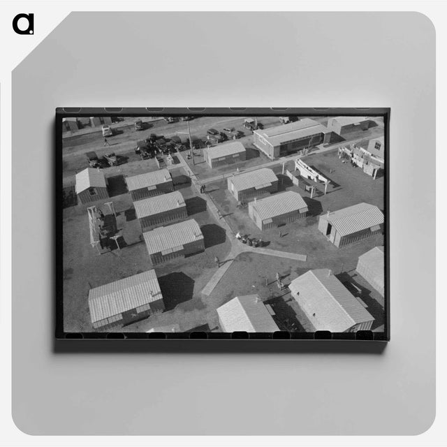 アートパネル-Woodville Farm Workers Housing
 - ラッセル リー Canvas.