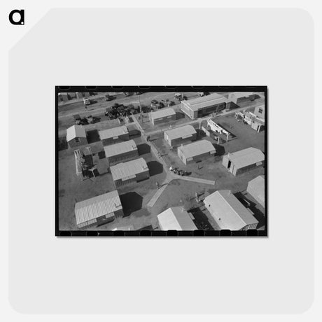 アートポストカード-Woodville Farm Workers Housing
 - ラッセル リー Postcard.
