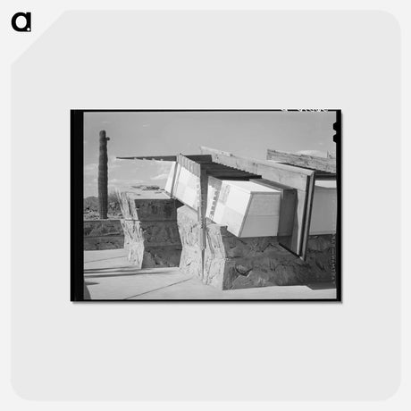 アートポストカード-Wright's Winter Quarters
 - ラッセル リー Postcard.