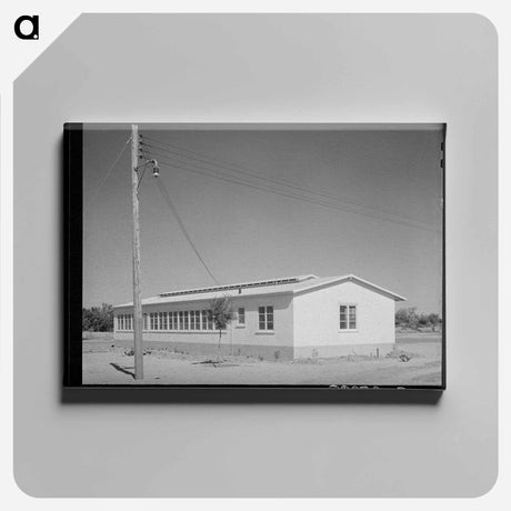 アートパネル-Agua Fria Migrant Camp
 - ラッセル リー Canvas.