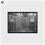 アートポストカード-Old House Construction
 - ラッセル リー Postcard.