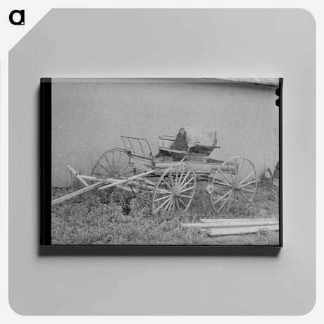 アートパネル-Old Runabout, Chamisal, New Mexico
 - ラッセル リー Canvas.