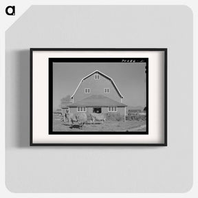 アートポスター-Hip Barn and Cattle
 - ラッセル リー Poster.