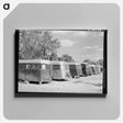 アートパネル-Trailer Camp, McAllen
 - ラッセル リー Canvas.