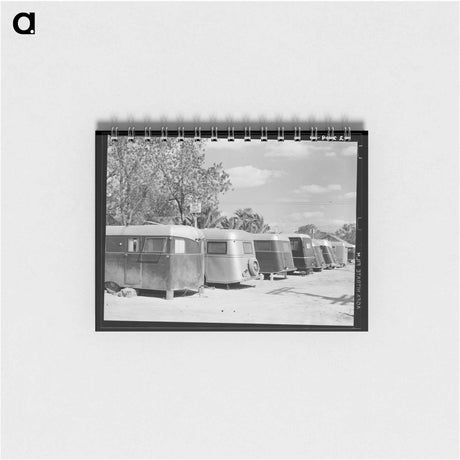 アートメモ帳-Trailer Camp, McAllen
 - ラッセル リー Memo.