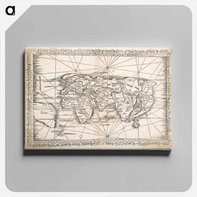 アートパネル-Orbis Typus Universalis
 - ボストン公共図書館 Canvas.