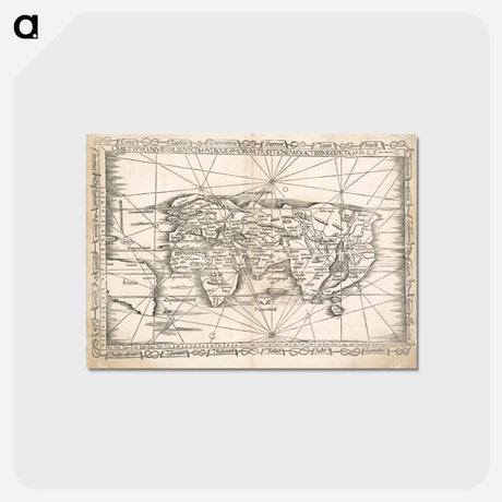 アートポストカード-Orbis Typus Universalis
 - ボストン公共図書館 Postcard.