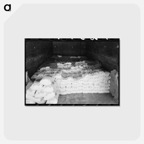 アートポストカード-Flour Freight
 - ラッセル リー Postcard.