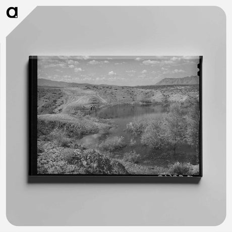 アートパネル-Irrigation Reservoir
 - ラッセル リー Canvas.