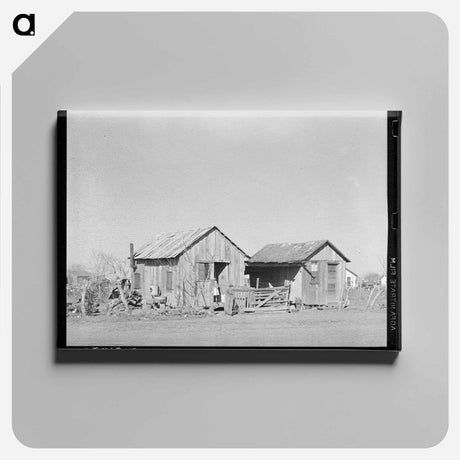 アートパネル-Typical Mexican House
 - ラッセル リー Canvas.