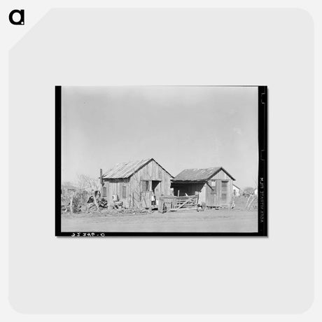 アートポストカード-Typical Mexican House
 - ラッセル リー Postcard.