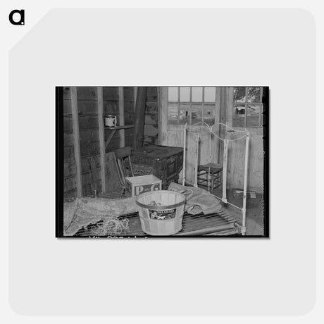 アートポストカード-Beet Worker's Family Quarters
 - ラッセル リー Postcard.
