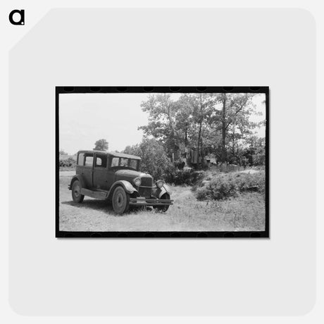 アートポストカード-Roadside Labor Camp
 - ラッセル リー Postcard.