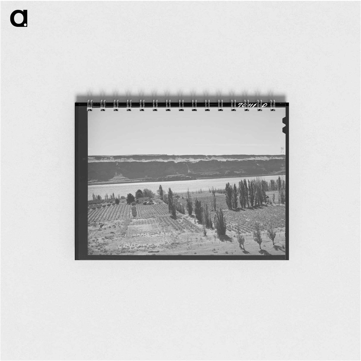 アートメモ帳-Farm along Columbia River
 - ラッセル リー Memo.