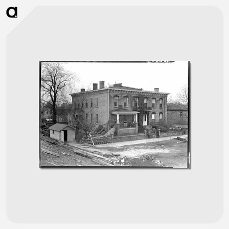 アートポストカード-Shawneetown Residence
 - ラッセル リー Postcard.