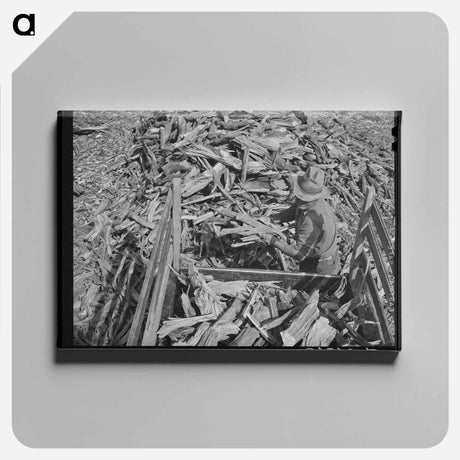 アートパネル-Loading Wood, Concho
 - ラッセル リー Canvas.