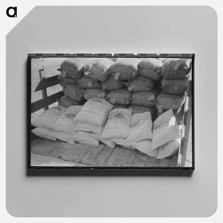 アートパネル-Kimble County Warehouse
 - ラッセル リー Canvas.