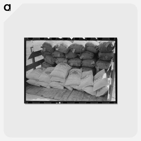 アートポストカード-Kimble County Warehouse
 - ラッセル リー Postcard.