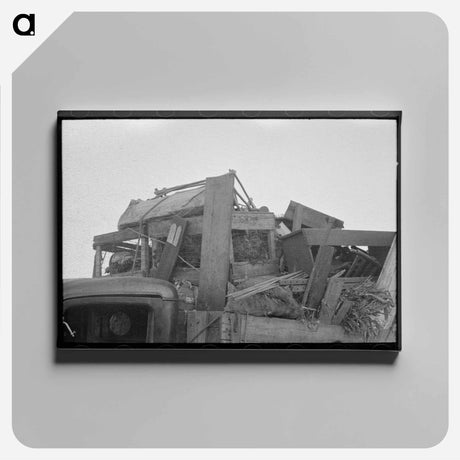 アートパネル-Truckload of Belongings
 - ラッセル リー Canvas.