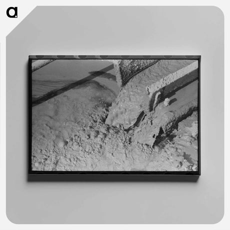 アートパネル-Seminole Oil Field
 - ラッセル リー Canvas.
