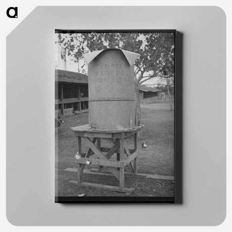 アートパネル-Gonzales County Fair Fountain
 - ラッセル リー Canvas.