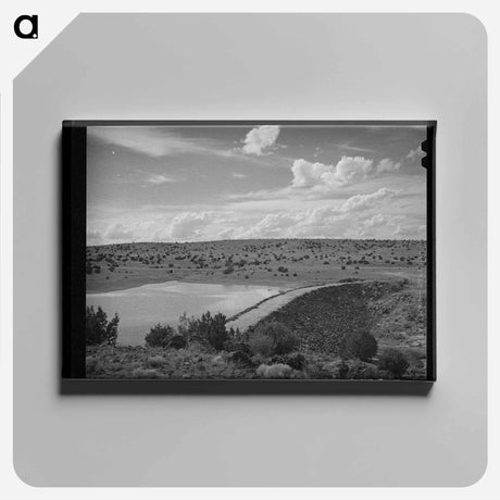 アートパネル-Concho Dam
 - ラッセル リー Canvas.