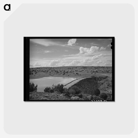 アートポストカード-Concho Dam
 - ラッセル リー Postcard.