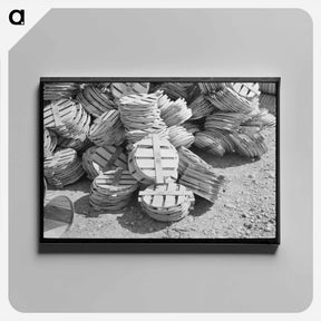 アートパネル-Tops for Spinach Baskets
 - ラッセル リー Canvas.