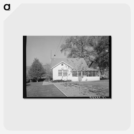 アートポストカード-House of Fruit Farmer
 - ラッセル リー Postcard.