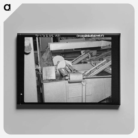 アートパネル-Pea Washing Machine
 - ラッセル リー Canvas.
