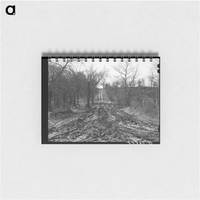 アートメモ帳-Intersection of Muddy Roads
 - ラッセル リー Memo.